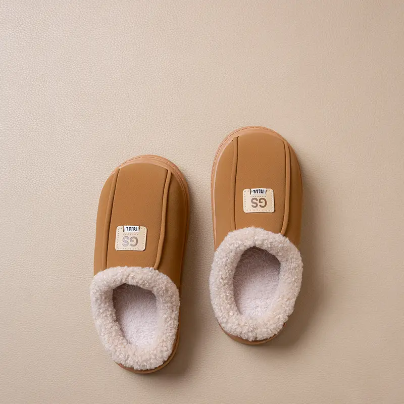 Women's Cotton Slippers Winter Thick-Soled Plush Warm Non-Slip Indoor Home Household Outdoor Snow Boots Women's Winter - Image 5