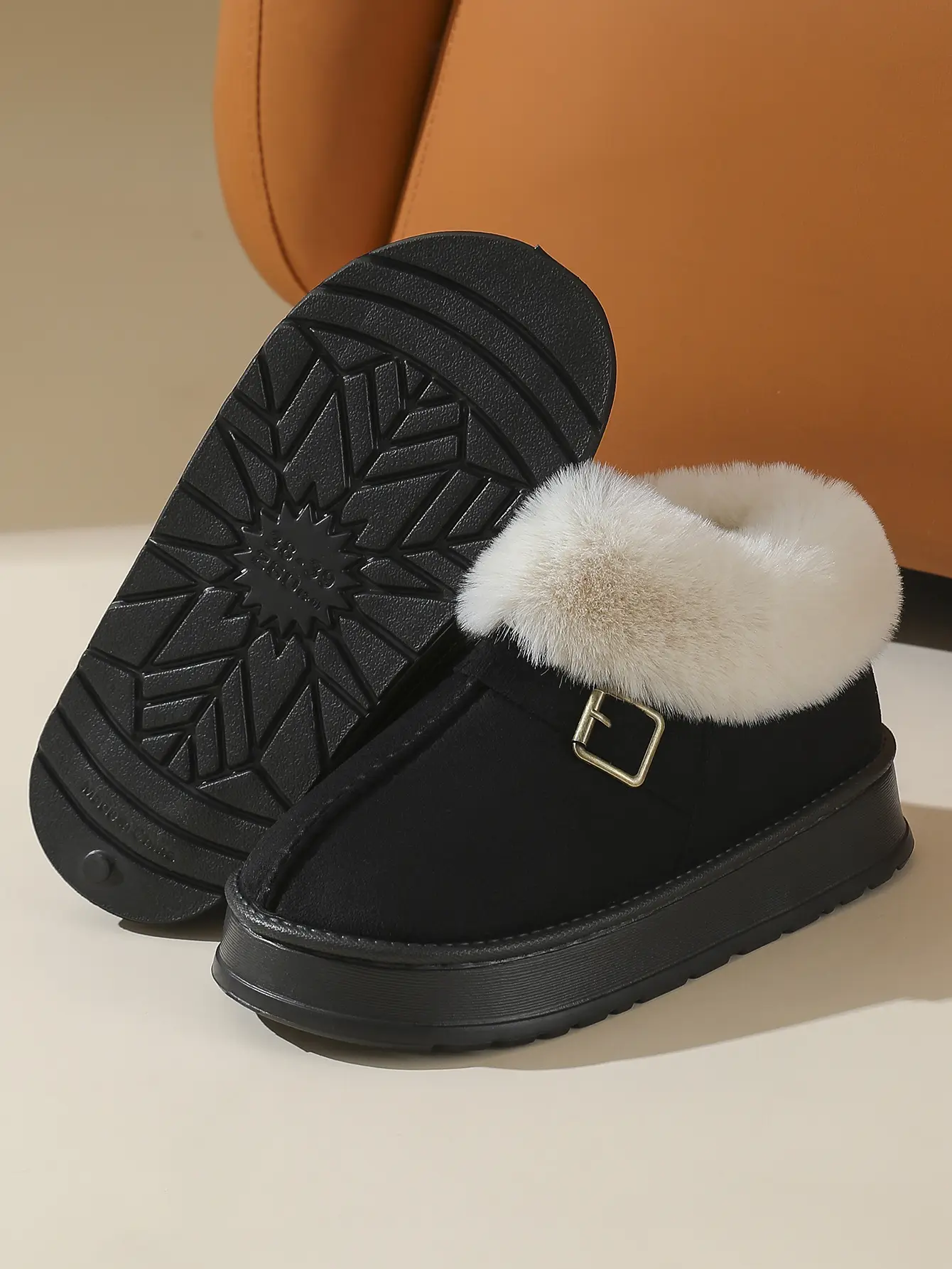 Women Cross-Border Cotton Snow Boots Brown Winter — feature 5