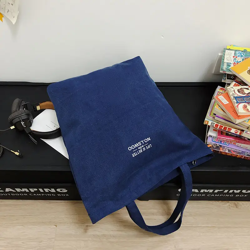 2025 New Japanese & Korean Canvas Bag Grey Large Capacity — feature 47