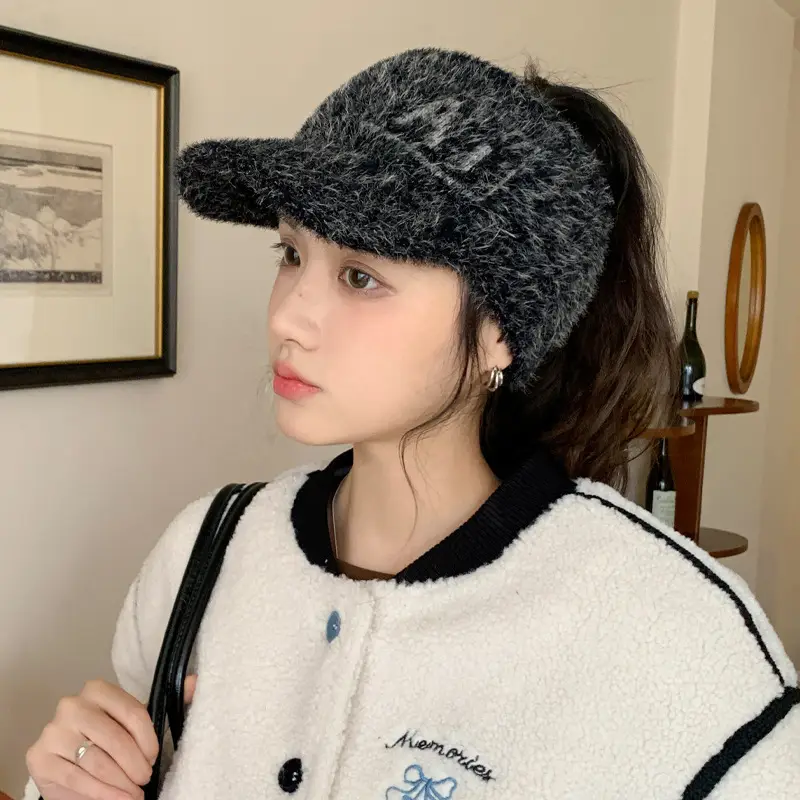 Women's Plush Korean Style Hat with Ear Protection - Image 8