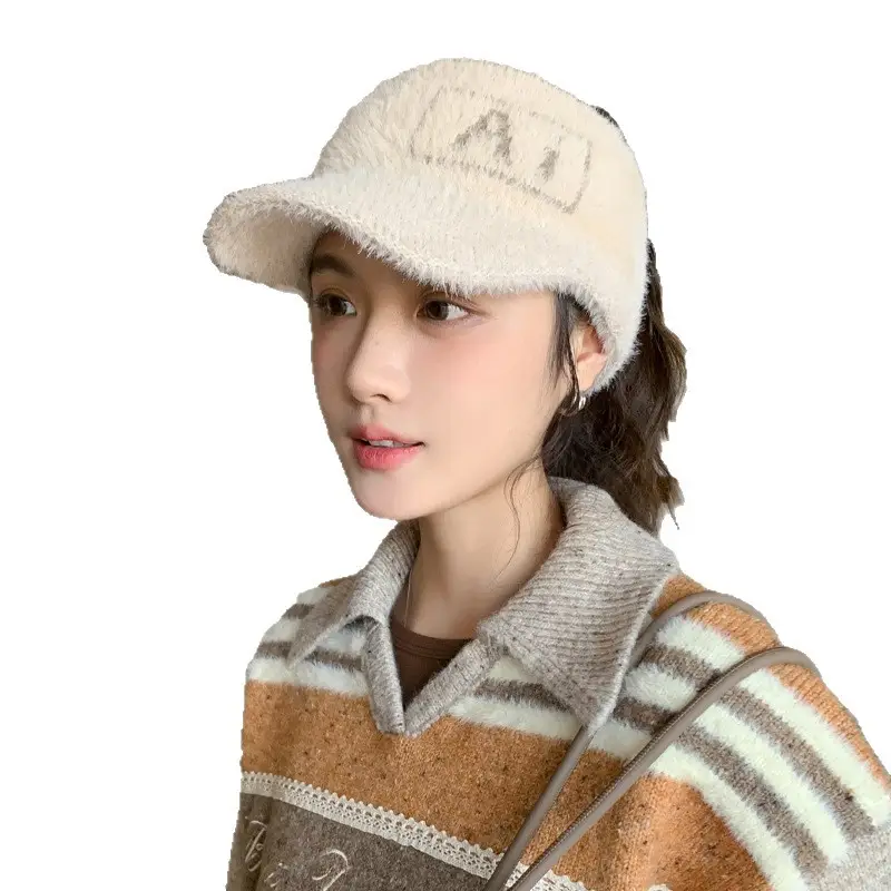 Women's Plush Korean Style Hat with Ear Protection - Image 11