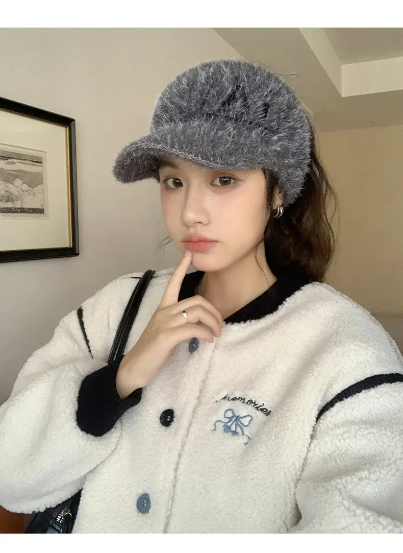 Women's Plush Korean Style Hat with Ear Protection — feature 15