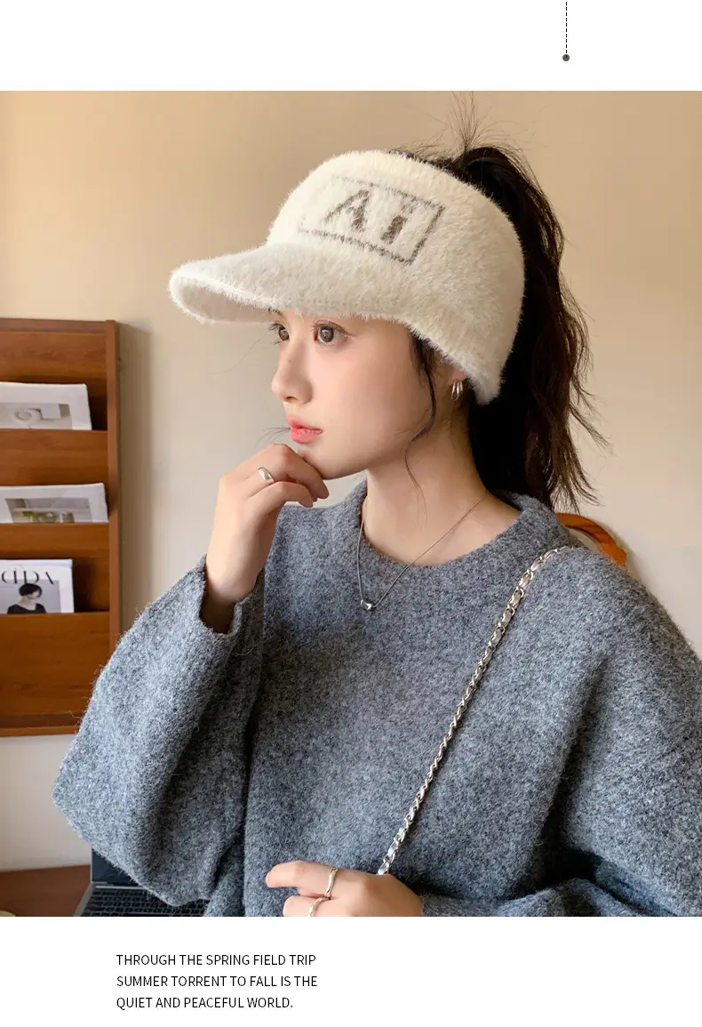 Women's Plush Korean Style Hat with Ear Protection — feature 7