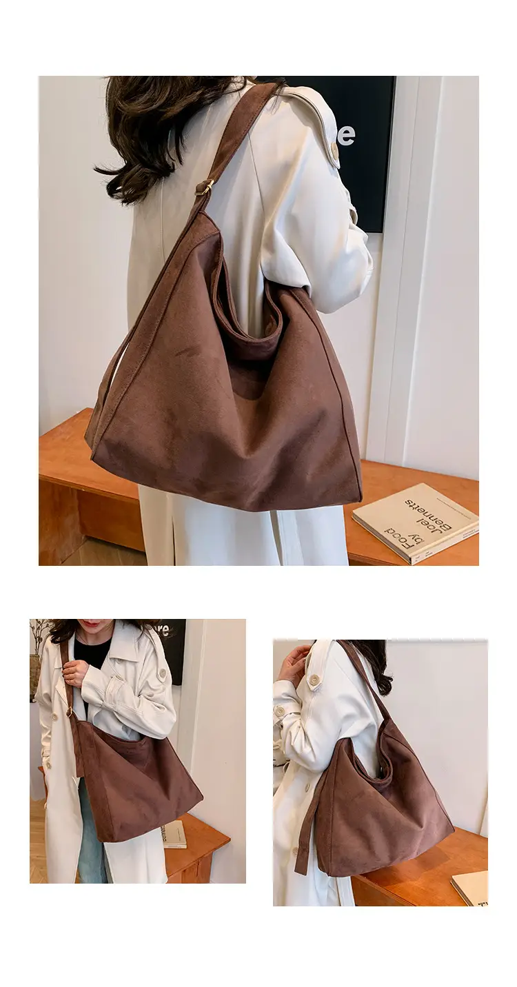 Black Crossbody Tote Bag Large Capacity 2025 — feature 6