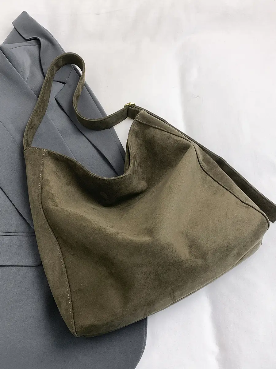 Black Crossbody Tote Bag Large Capacity 2025 - Image 3