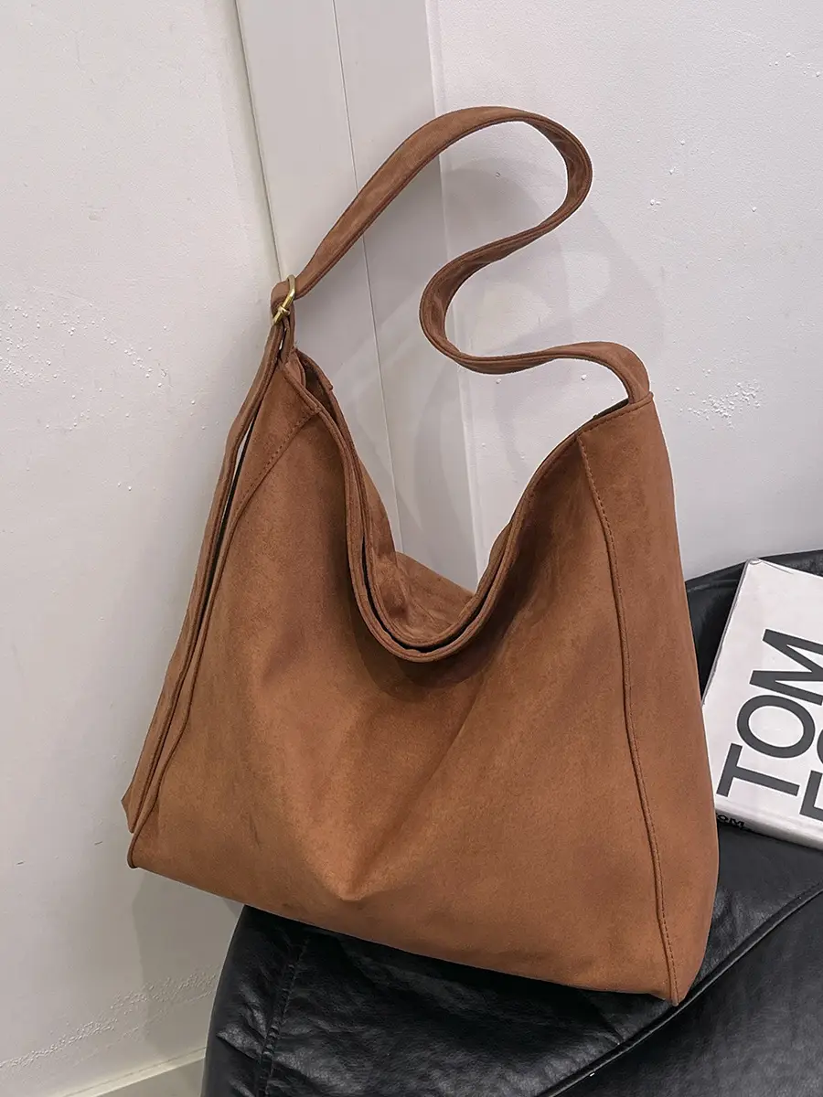 Black Crossbody Tote Bag Large Capacity 2025 - Image 4