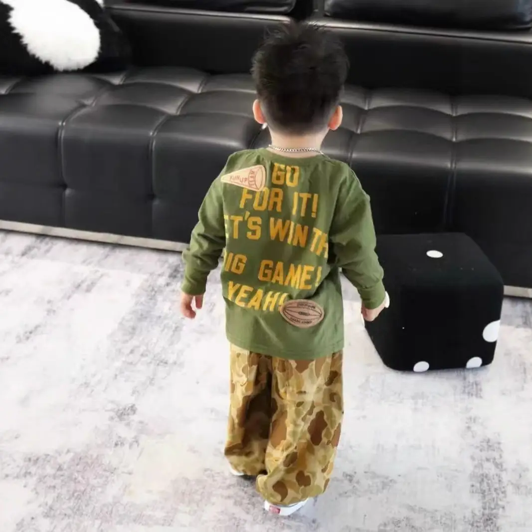 Boys Autumn Camo Print Suit 2025