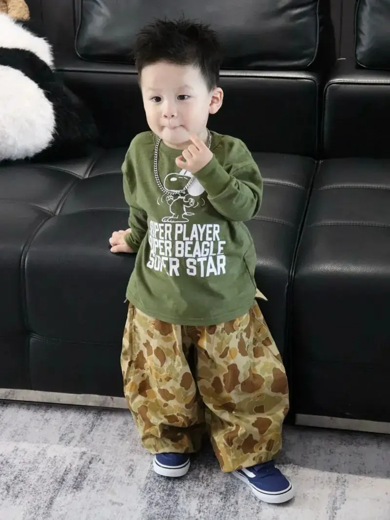 Boys Autumn Camo Print Suit 2025 — feature 5