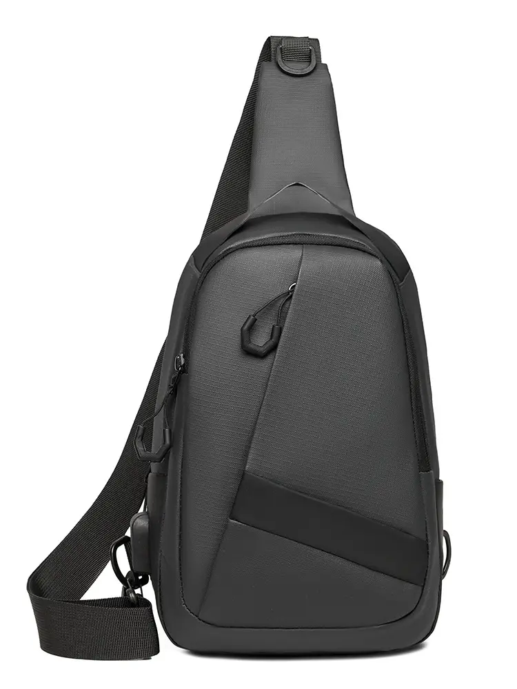 New Arrival Casual Crossbody Bag for Men Blue Black Large Capacity