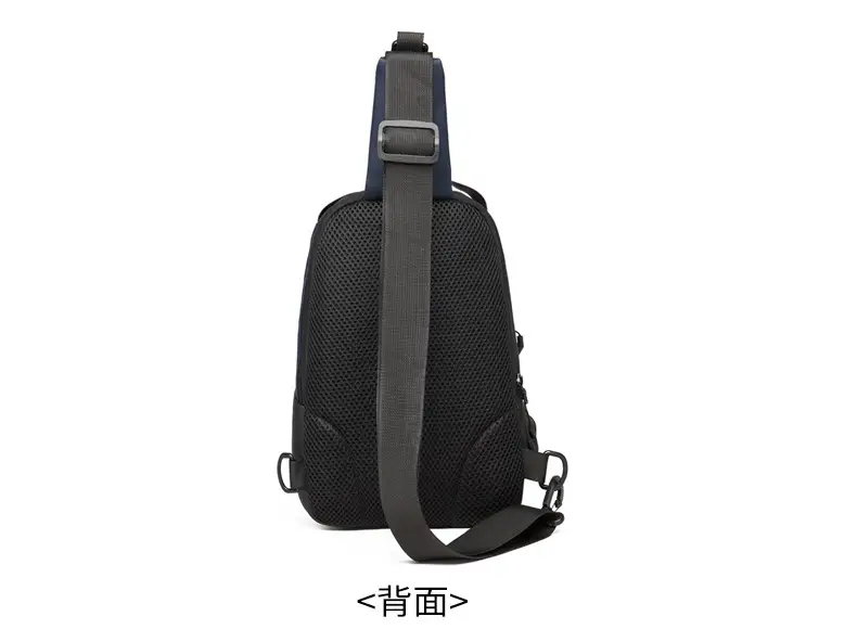 New Arrival Casual Crossbody Bag for Men Blue Black Large Capacity — feature 23