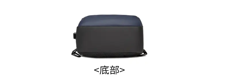 New Arrival Casual Crossbody Bag for Men Blue Black Large Capacity — feature 24