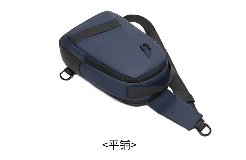 New Arrival Casual Crossbody Bag for Men Blue Black Large Capacity — feature 25