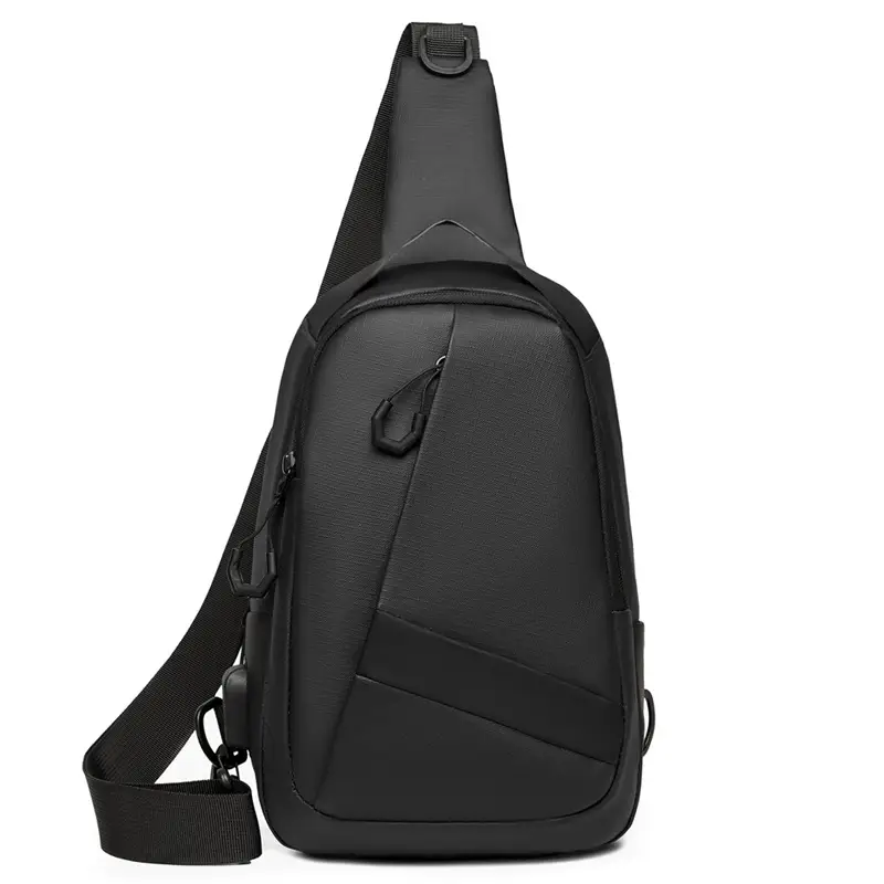 New Arrival Casual Crossbody Bag for Men Blue Black Large Capacity