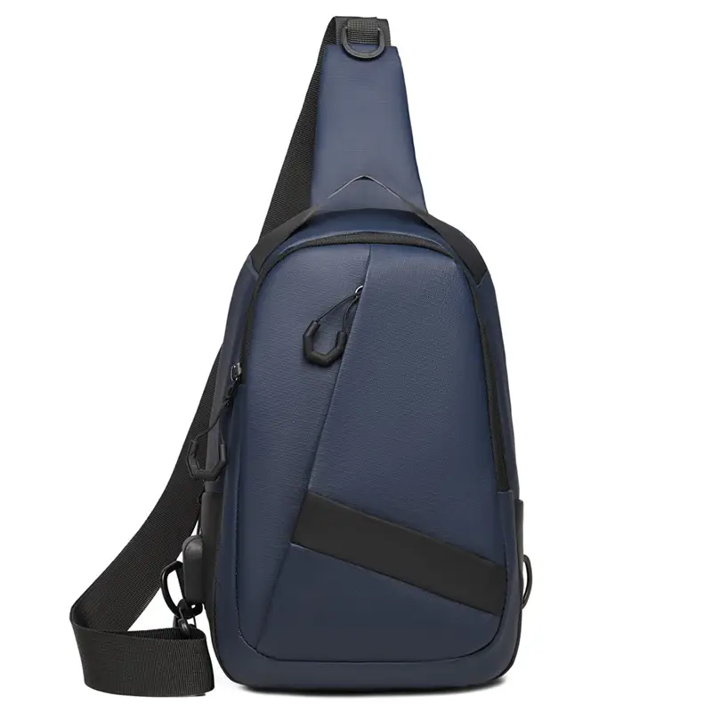 New Arrival Casual Crossbody Bag for Men Blue Black Large Capacity