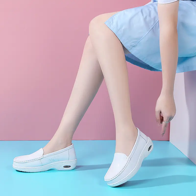 Ready Stock Nurse Shoes for Women, Spring and Summer, Air-Cushioned, Soft-Soled, Breathable, Comfortable for the Feet, Hospital Thick-Soled Non-Slip Work Shoes, Wholesale and Dropshipping - Image 5