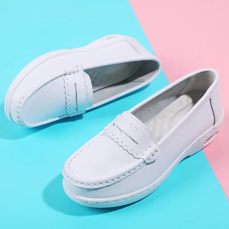 Ready Stock Nurse Shoes for Women, Spring and Summer, Air-Cushioned, Soft-Soled, Breathable, Comfortable for the Feet, Hospital Thick-Soled Non-Slip Work Shoes, Wholesale and Dropshipping - Image 2