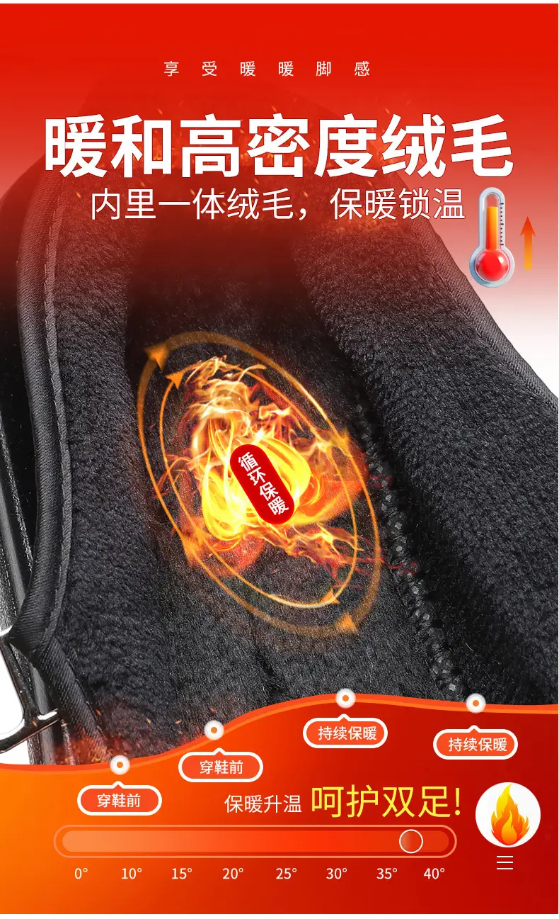 Old Beijing Cloth Shoes for Women in Winter, Fleece-Lined Warm Work Shoes, Soft-Soled Cotton Shoes, Hotel Work Shoes That Will Not Tire Your Feet after Standing for a Long Time — feature 3