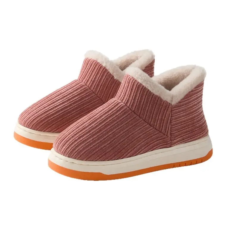 Qidan Shoe Factory Elderly Cotton Slippers Women's Autumn and Winter Indoor Home Fleece-Lined Warm Thick-Soled Non-Slip Bag Heel Cotton Shoes - Image 9