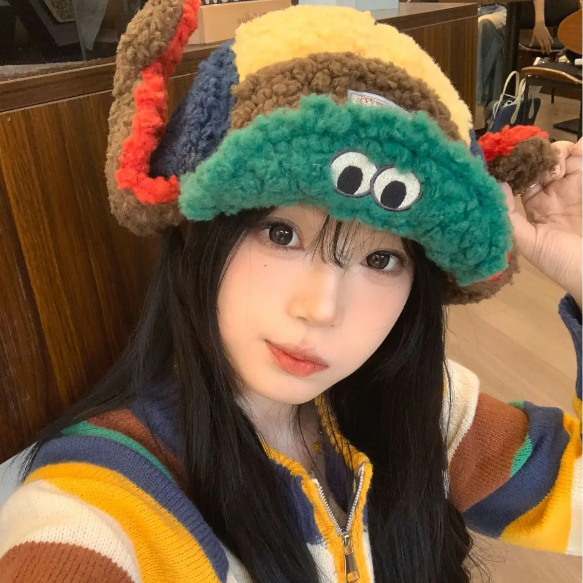Japanese Retro Warm Baseball Cap for Women Winter Hat - Image 3