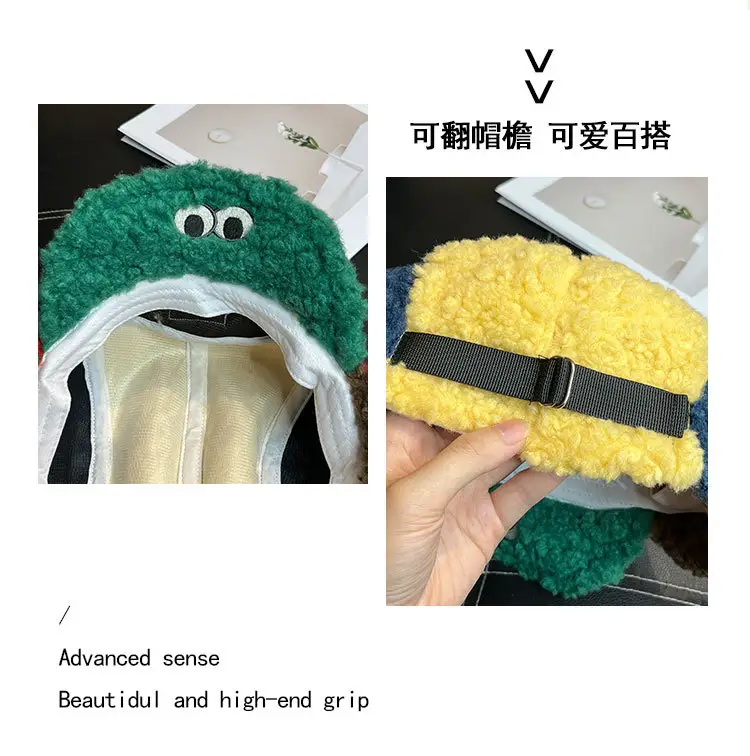 Japanese Retro Warm Baseball Cap for Women Winter Hat — feature 6