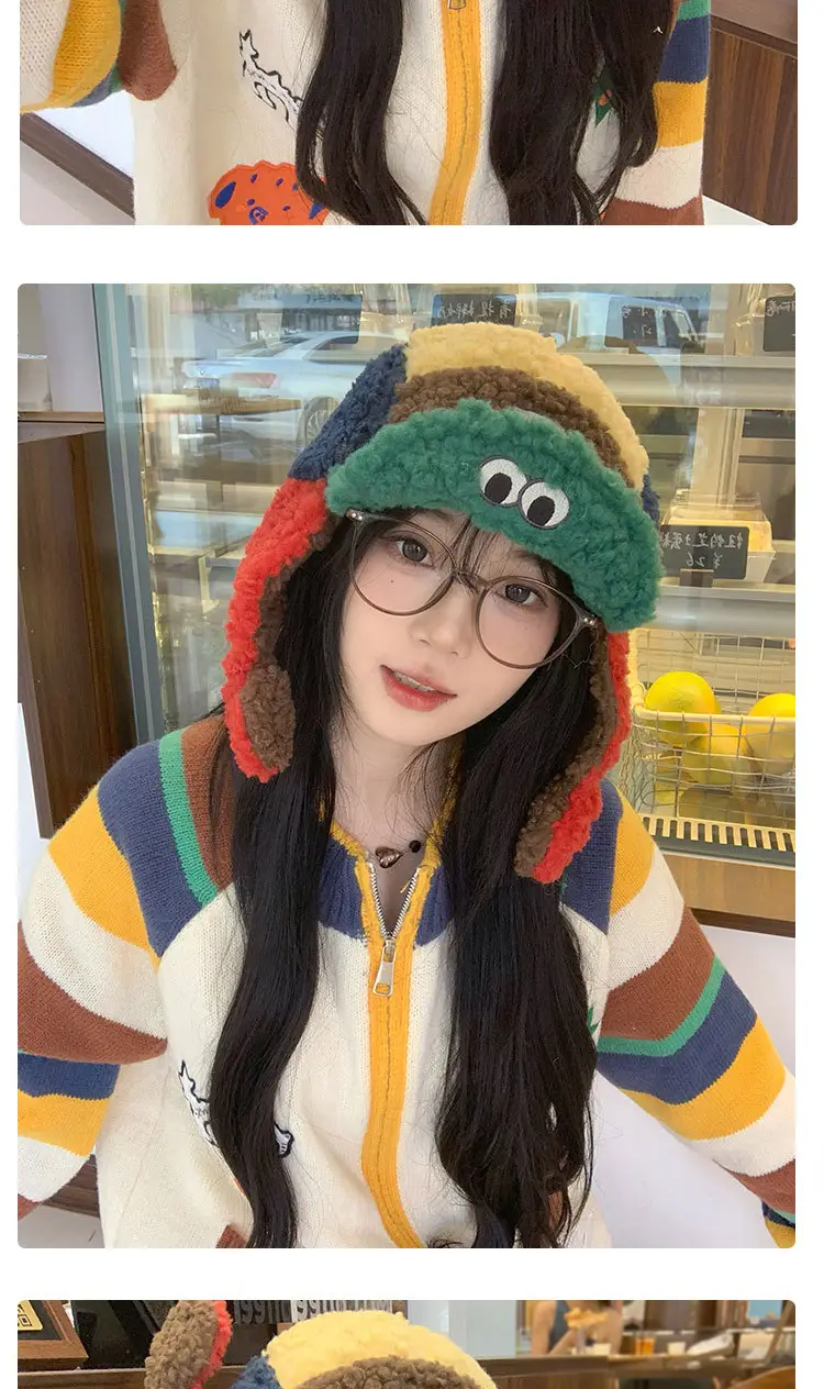 Japanese Retro Warm Baseball Cap for Women Winter Hat — feature 9