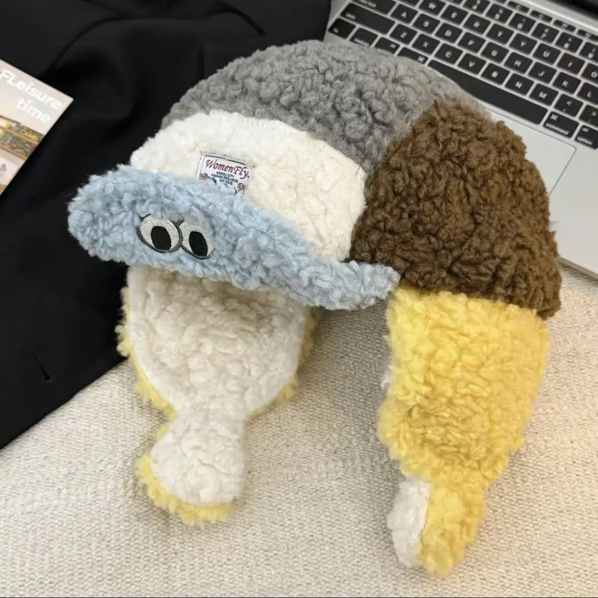 Japanese Retro Warm Baseball Cap for Women Winter Hat - Image 2