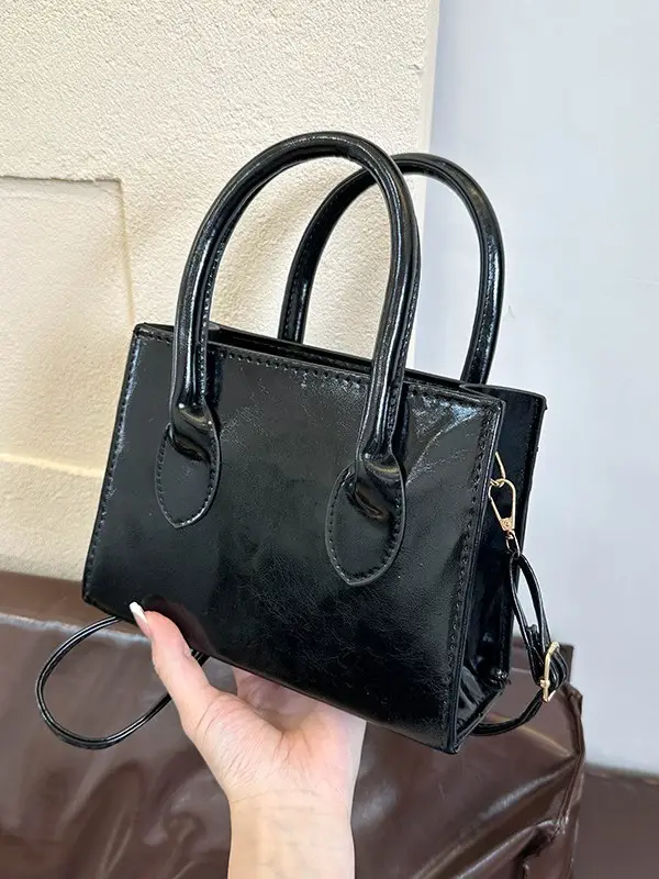Black Korean Style Crossbody Bag for Women 2025 - Image 4
