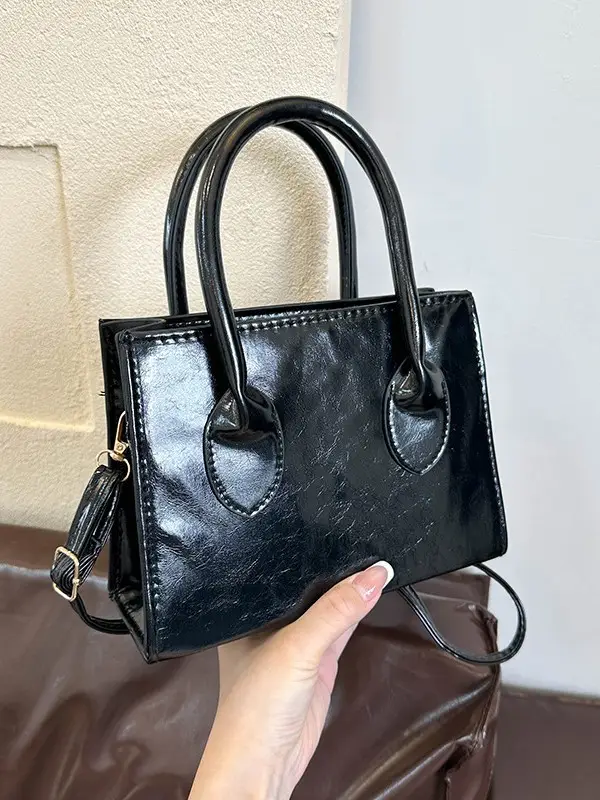 Black Korean Style Crossbody Bag for Women 2025 - Image 6