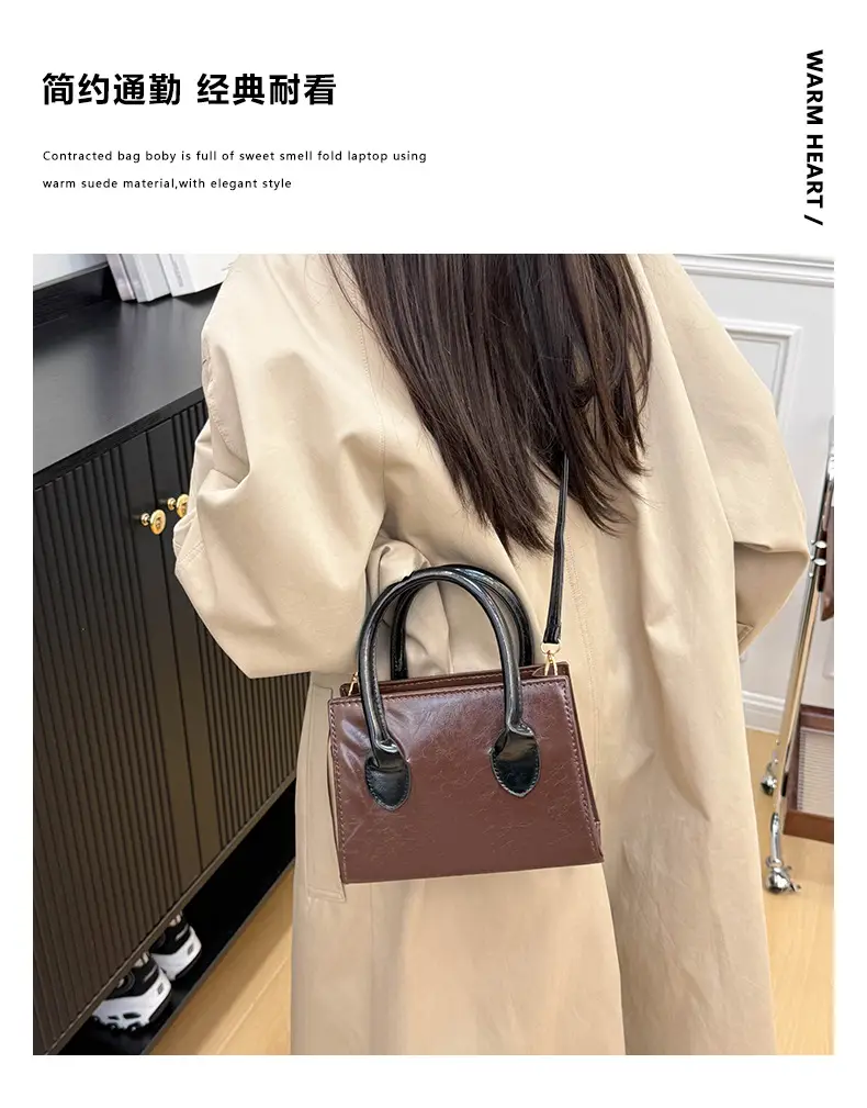 Black Korean Style Crossbody Bag for Women 2025 — feature 1