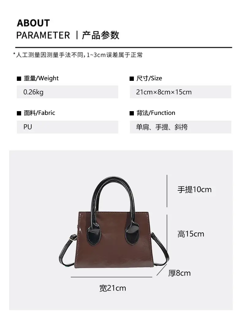Black Korean Style Crossbody Bag for Women 2025 — feature 2