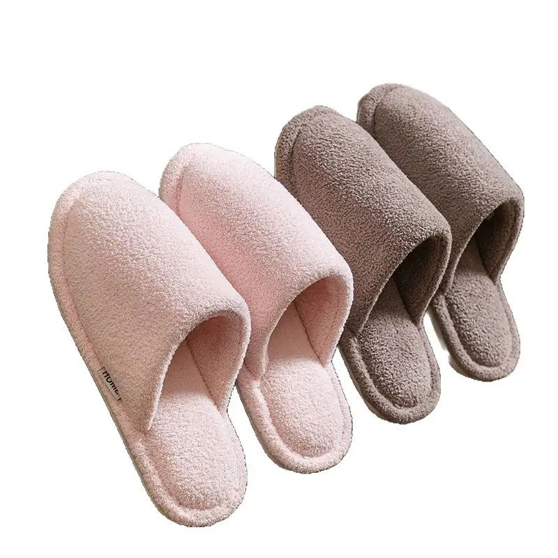 Silent Soft-Soled Cotton Slippers for Women, Suitable for Spring, Autumn, and Winter, Indoor Non-Slip Home Use, Warm Winter Plush Slippers for Men - Image 34