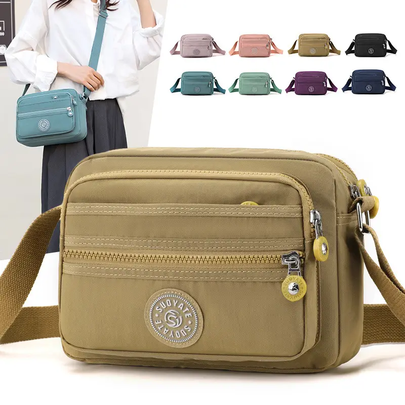 New Mother's Crossbody Bag Nylon Cloth Women's Bag Single Shoulder Crossbody Small Square Bag - Image 9