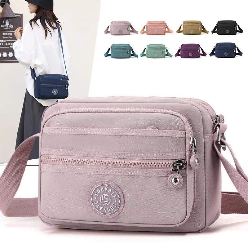 New Mother's Crossbody Bag Nylon Cloth Women's Bag Single Shoulder Crossbody Small Square Bag - Image 10