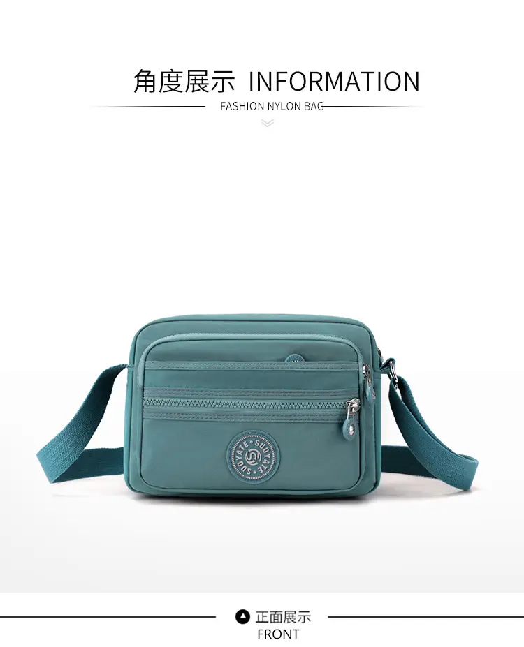 New Mother's Crossbody Bag Nylon Cloth Women's Bag Single Shoulder Crossbody Small Square Bag — feature 6
