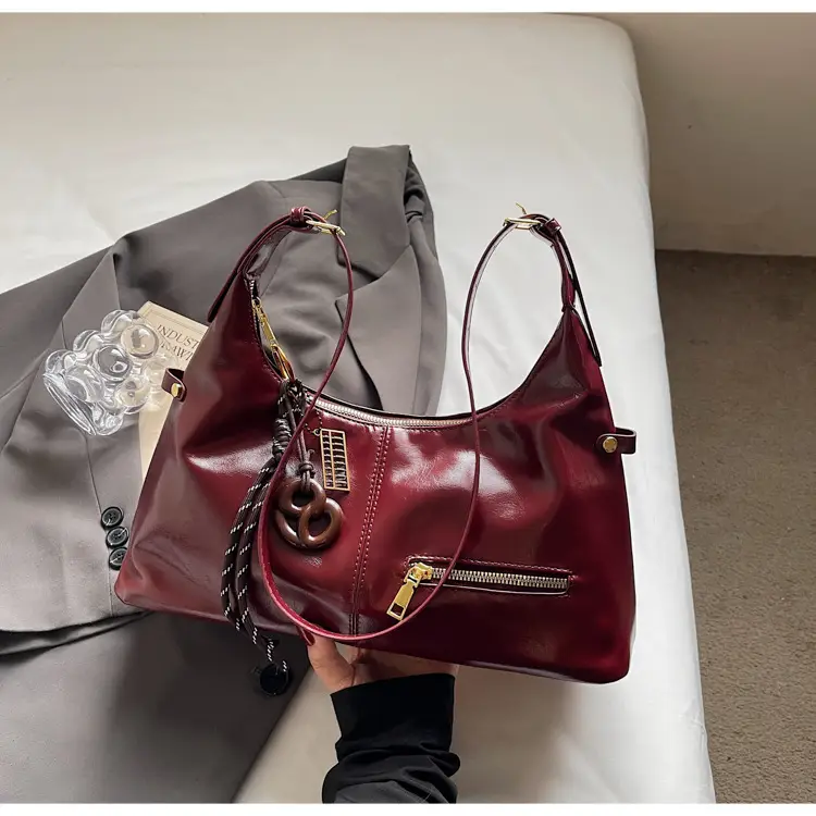 Vintage Red Leather Crossbody Bag for Women 2026 — feature 37