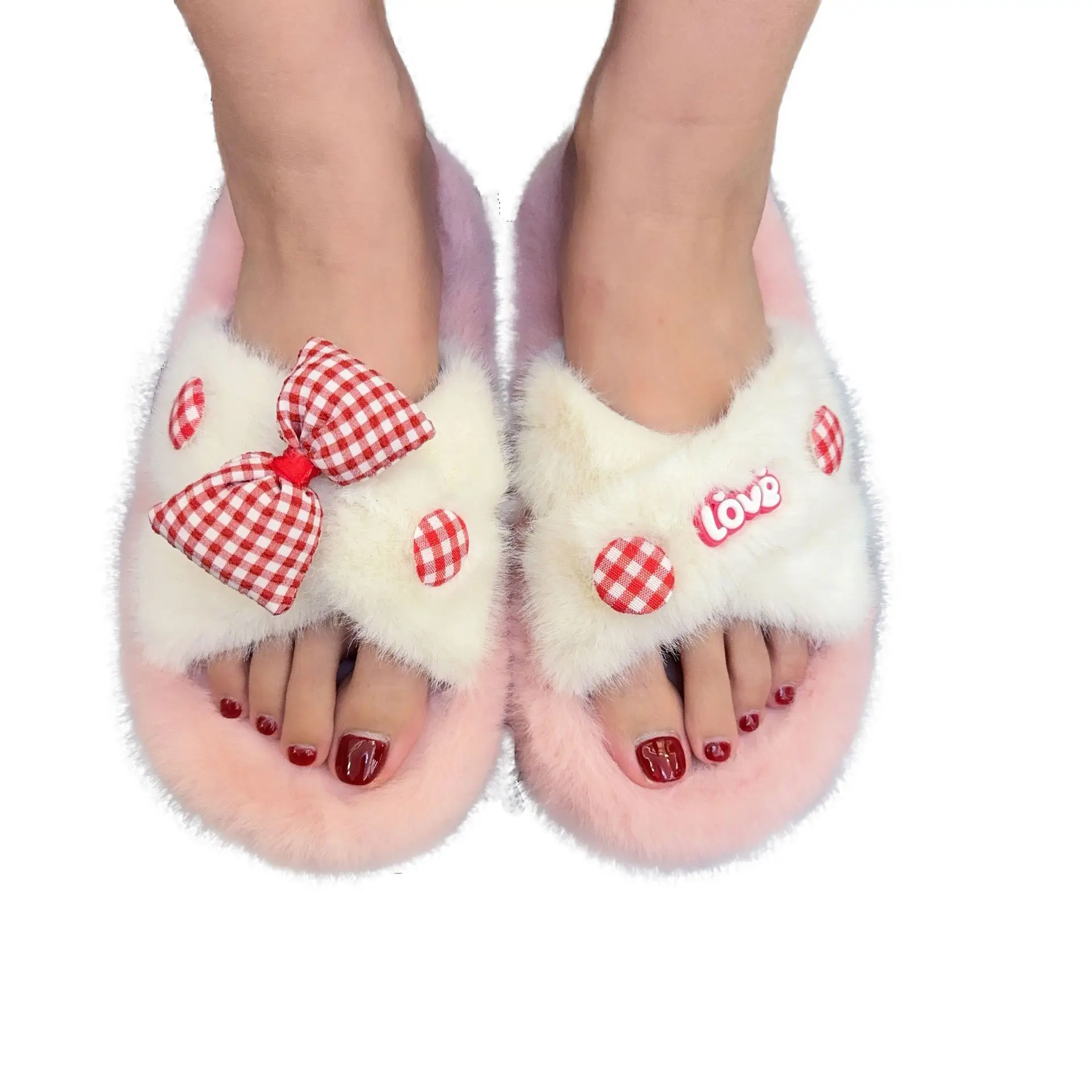 Women Furry Slippers Korean Style Autumn Winter 2025 - Image 9