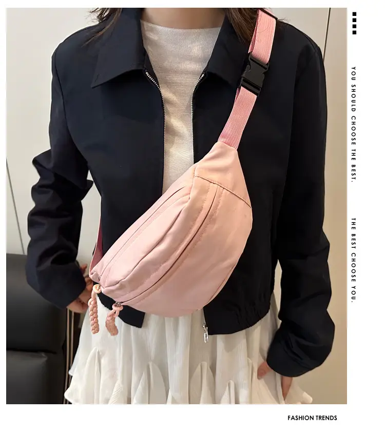 Men Japanese Style Casual Shoulder Crossbody Bag Black — feature 1