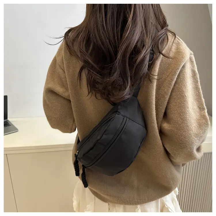 Men Japanese Style Casual Shoulder Crossbody Bag Black — feature 14