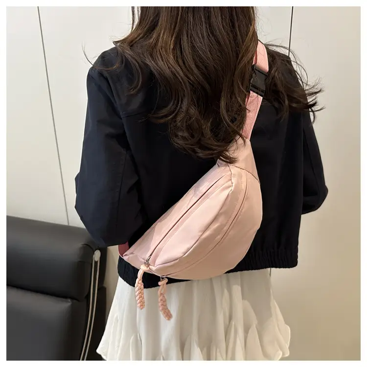 Men Japanese Style Casual Shoulder Crossbody Bag Black — feature 21