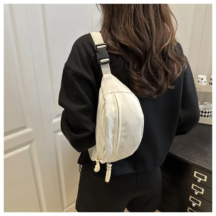 Men Japanese Style Casual Shoulder Crossbody Bag Black — feature 8
