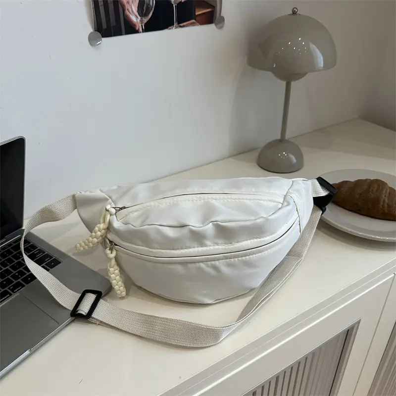 Men Japanese Style Casual Shoulder Crossbody Bag Black - Image 2