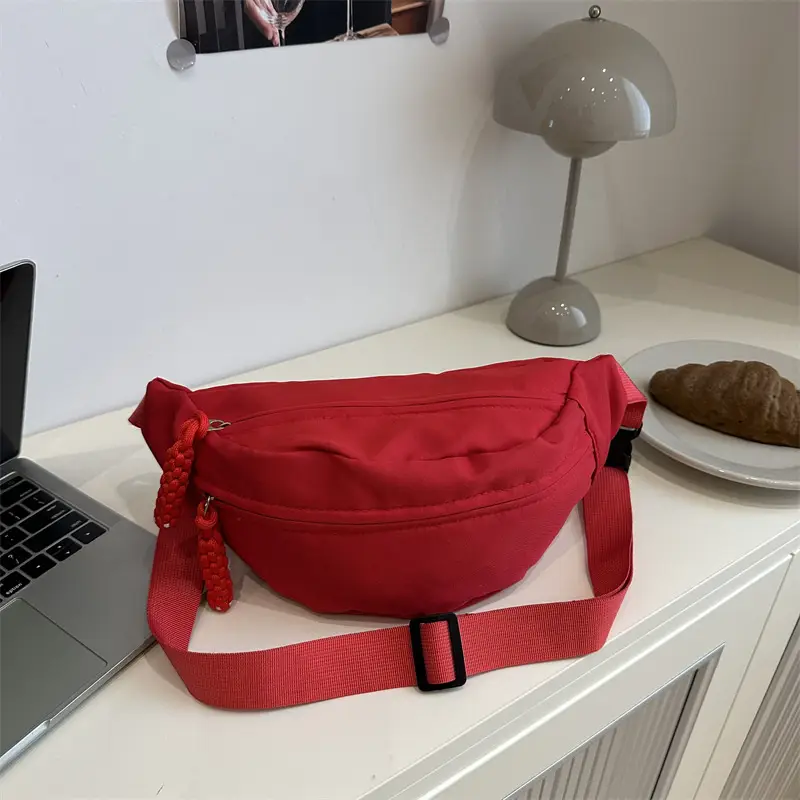 Men Japanese Style Casual Shoulder Crossbody Bag Black - Image 3