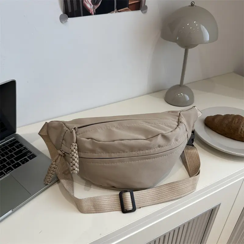 Men Japanese Style Casual Shoulder Crossbody Bag Black - Image 6
