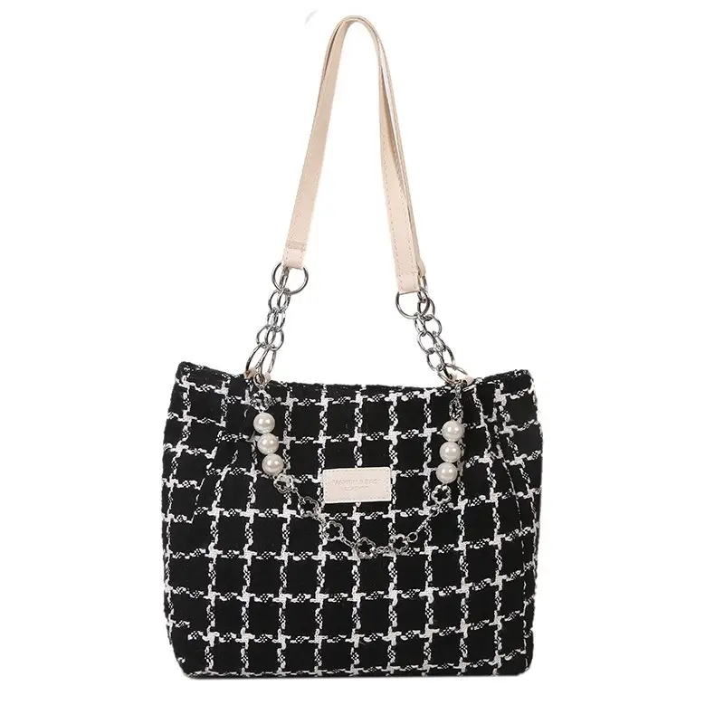 Cross-Border Plaid Women's Tote Bag - Image 8