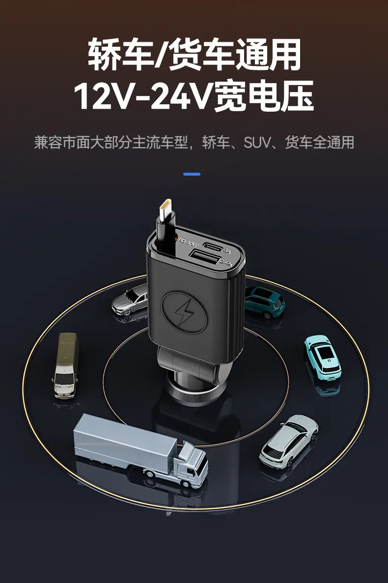 PD30W Mini Car Charger Type-C for Huawei Apple 17 — feature 10