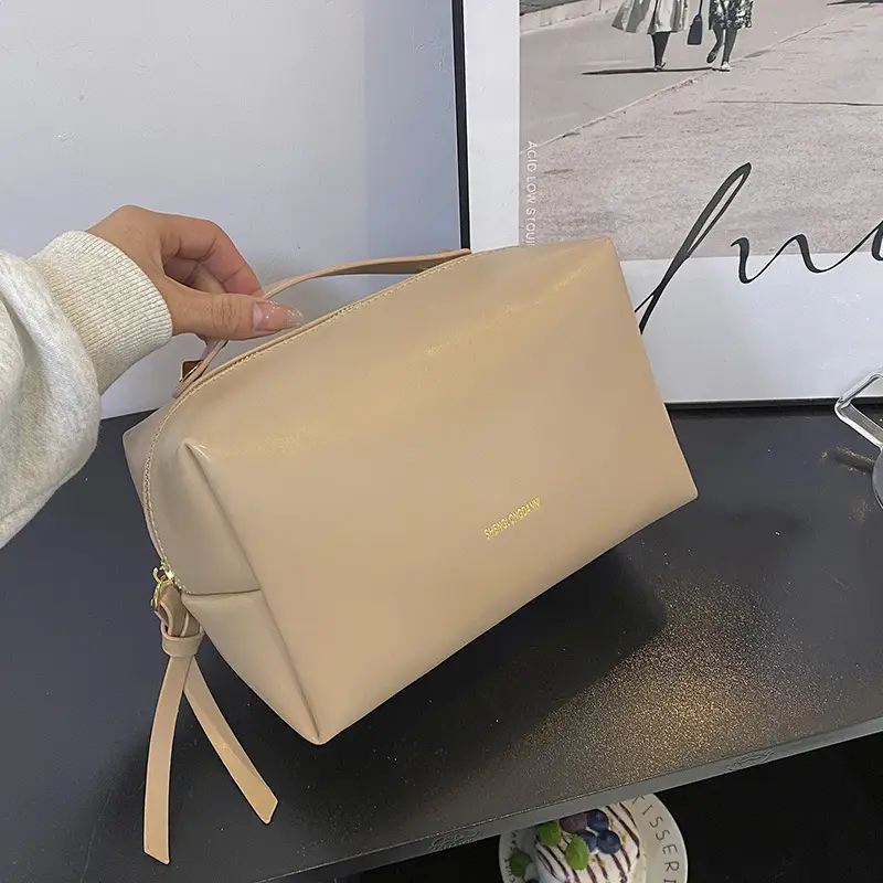 Large Capacity Pu Cosmetic Bag for Women