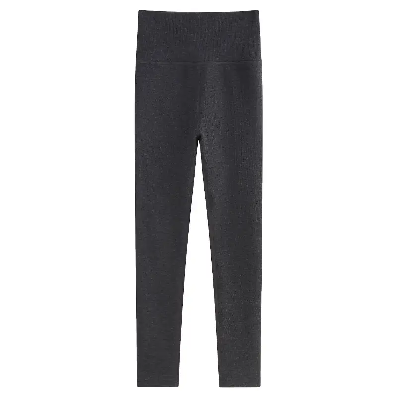 2025 Warm Elastic Waistband Leggings Women Black - Image 7