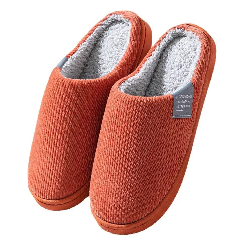 2025 Cotton Slippers for Women, Winter Non-Slip, Fleece-Lined, Warm Maternity Shoes, Indoor Home Slippers for Couples, Cute Cotton Slippers for Men, Winter - Image 12