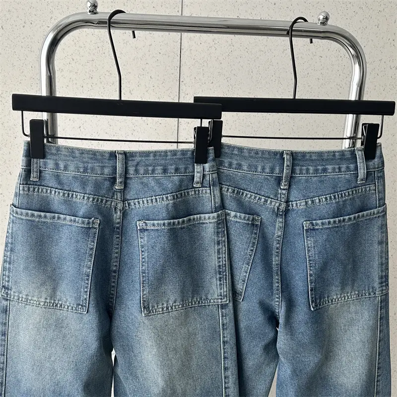 Dark Blue Slimming Wide Leg Jeans for Women — feature 8