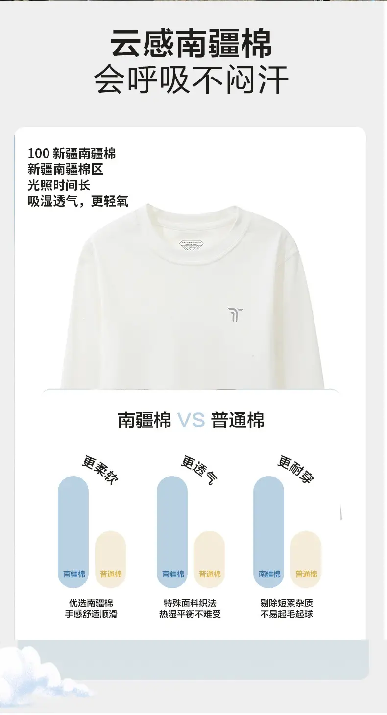 Boys Long Sleeve Cotton T-Shirt Medium Large — feature 2